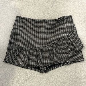 Altard State Sparkly Black and White printed skirt